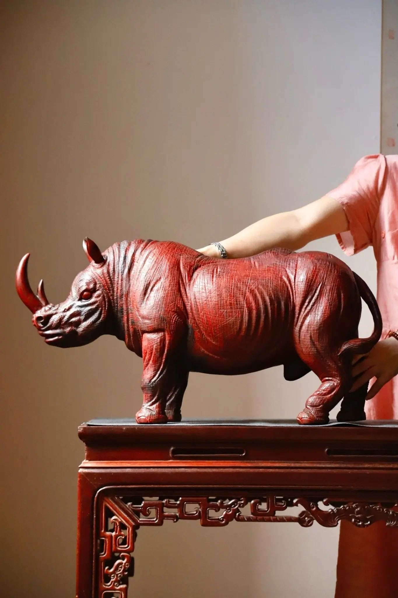 Xi Niu - Wood Sculpture zycschina