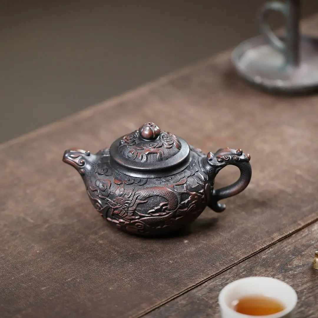 Xiang Long Lian Zi 200cc - Yixing Handmade Teapot 江苏宜兴