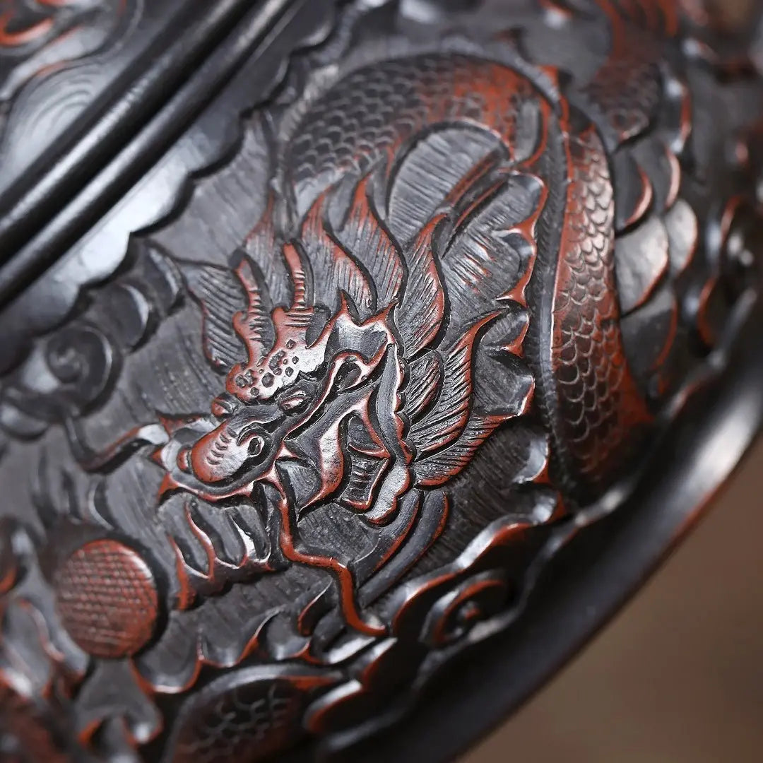 Xiang Long Pan Hu 210cc - Yixing Handmade Teapot 江苏宜兴