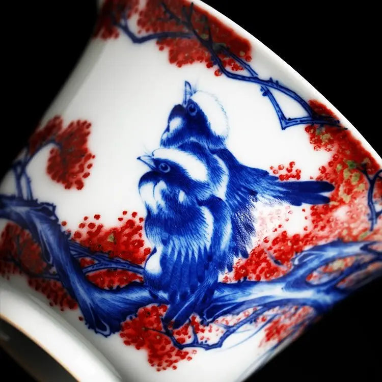 Xie Shou Bai Tou 75cc - Jing De Zhen Porcelain Teacup zycschina