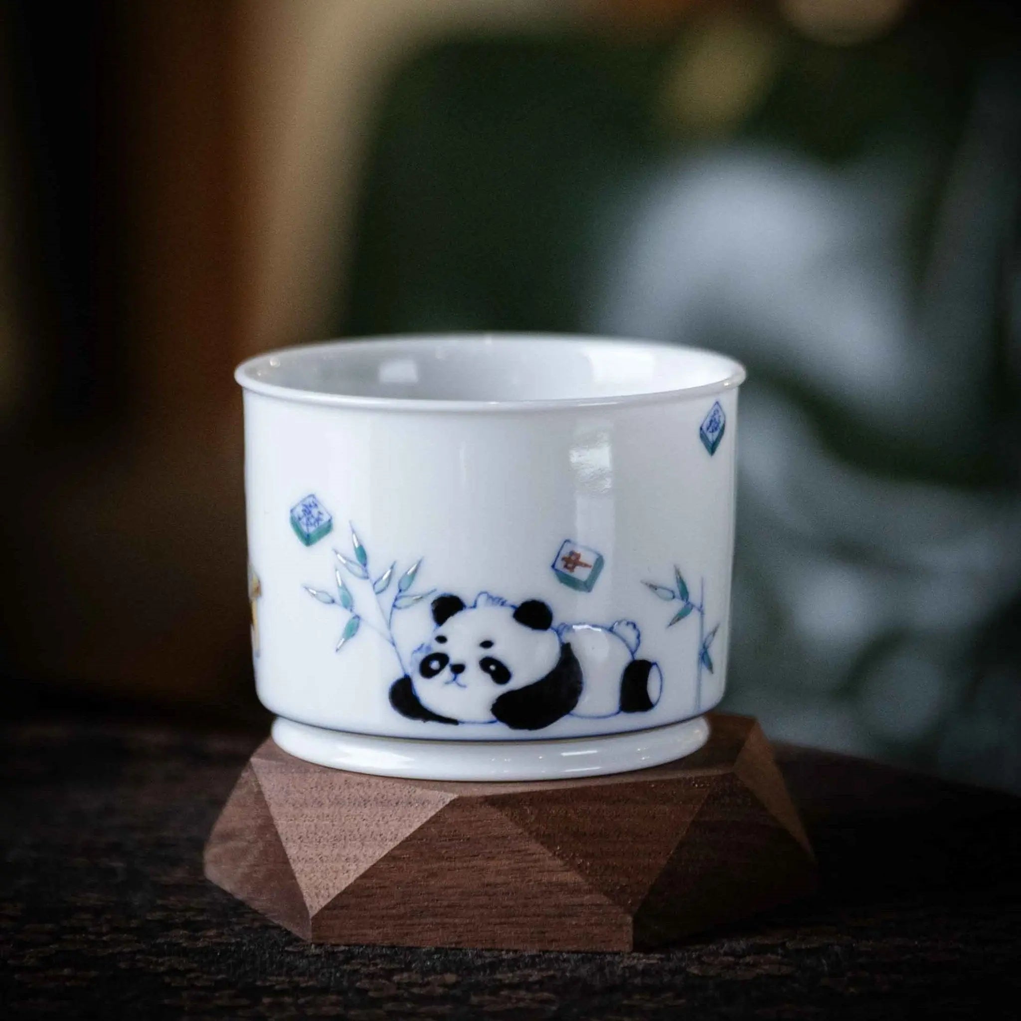 Xiong Mao Ma Jiang 125cc - Jing De Zhen Porcelain Teacup zycschina