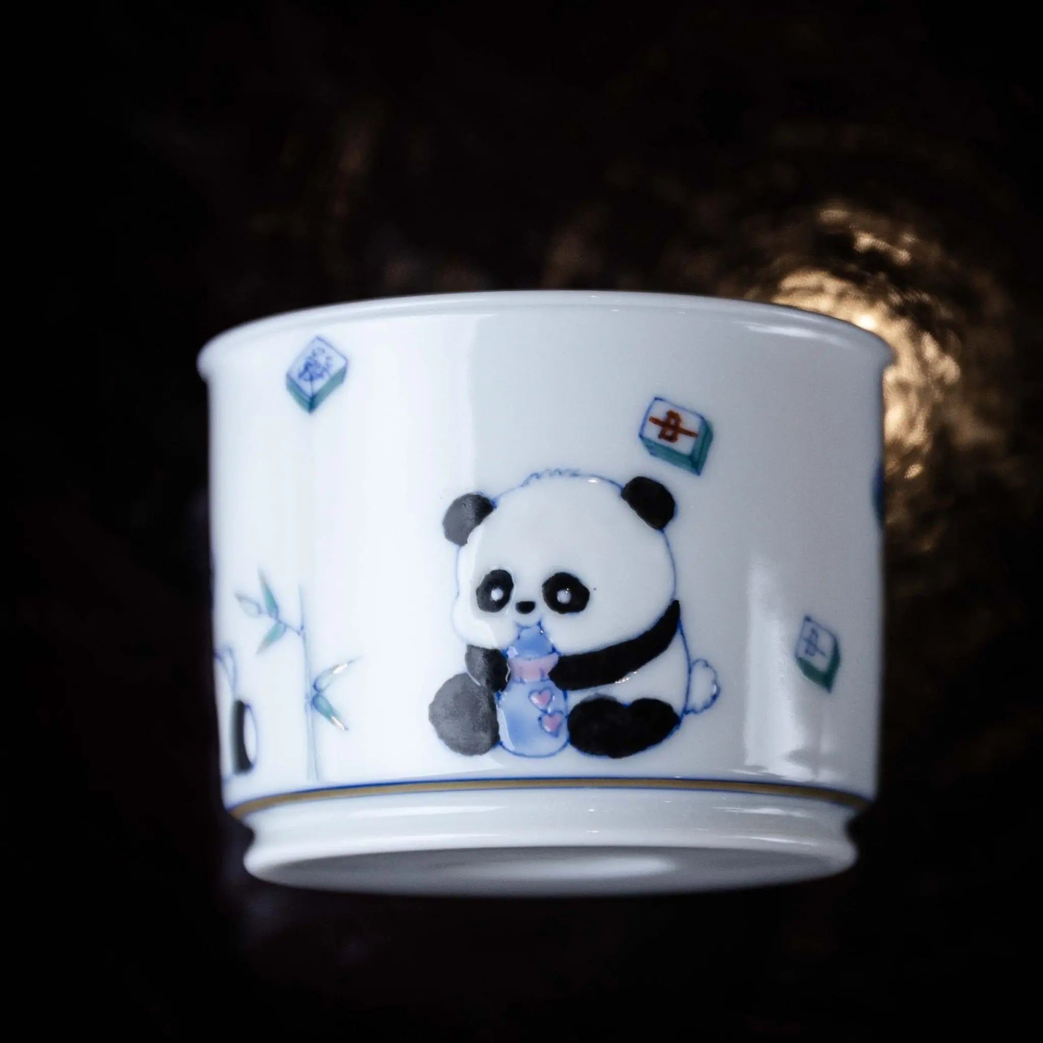 Xiong Mao Ma Jiang 125cc - Jing De Zhen Porcelain Teacup zycschina