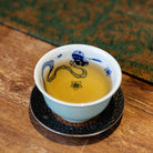 Xiu Qiu Hua 120cc - Jing De Zhen Porcelain Gaiwan zycschina