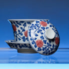 Xiu Qiu Hua 160cc - Jing De Zhen Porcelain Gaiwan zycschina