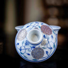 Xiu Qiu Hua 170cc - Jing De Zhen Porcelain Gaiwan zycschina