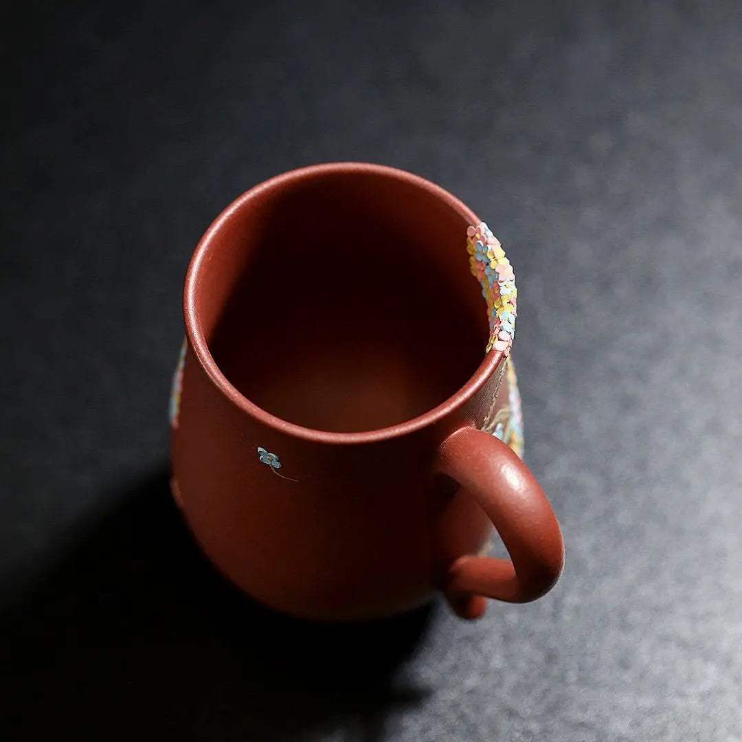 Xiu Qiu Hua 170cc - Yixing Handmade Teacup 江苏宜兴
