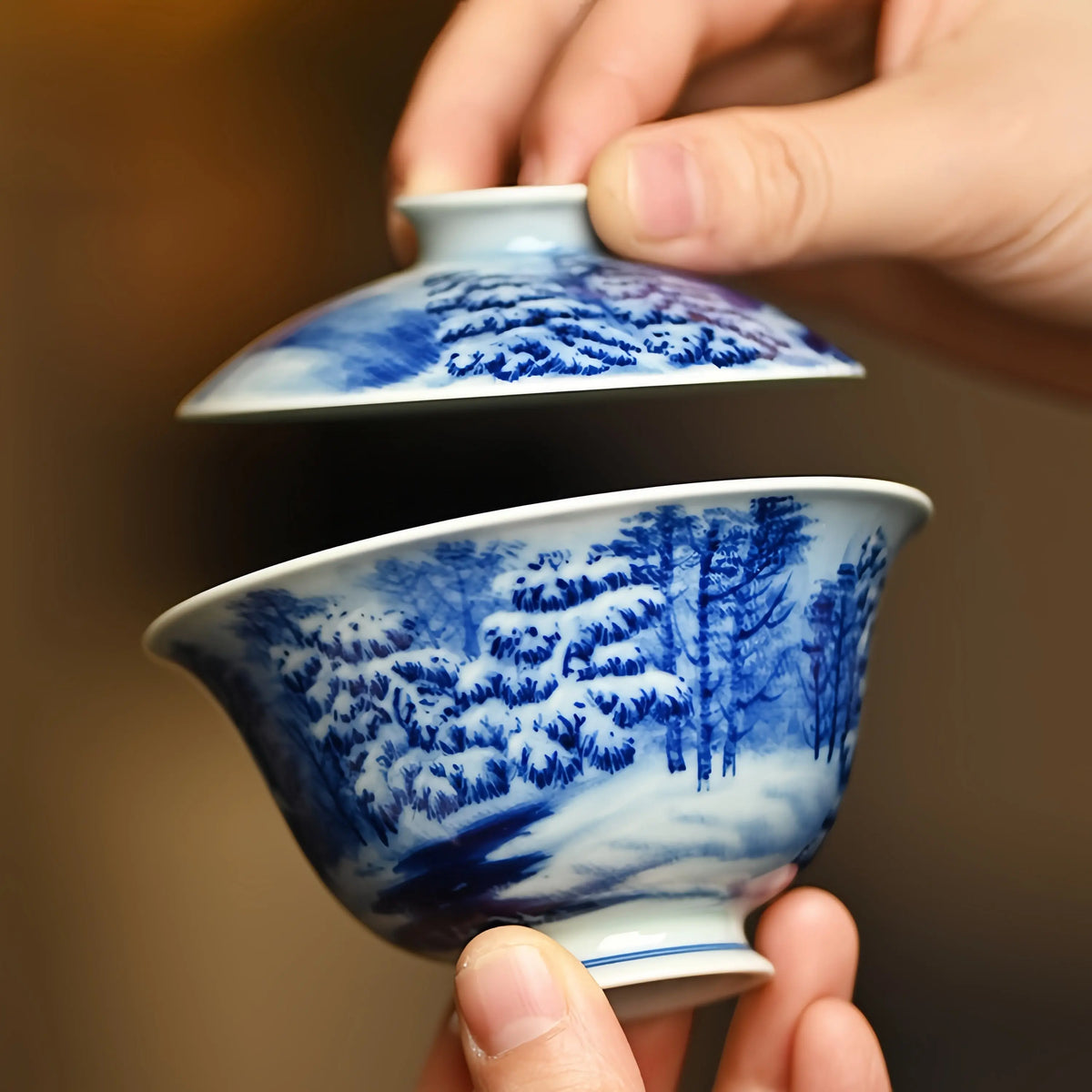 Xue Jing 135cc - Jingdezhen Porcelain Gaiwan zycschina