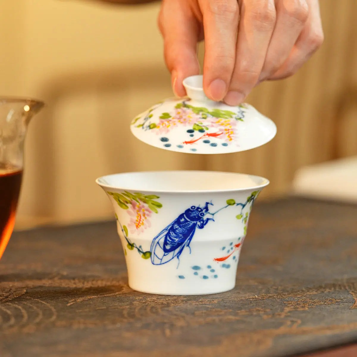 Yao Chan Wan Guan 130cc - Jingdezhen Porcelain Gaiwan zycschina