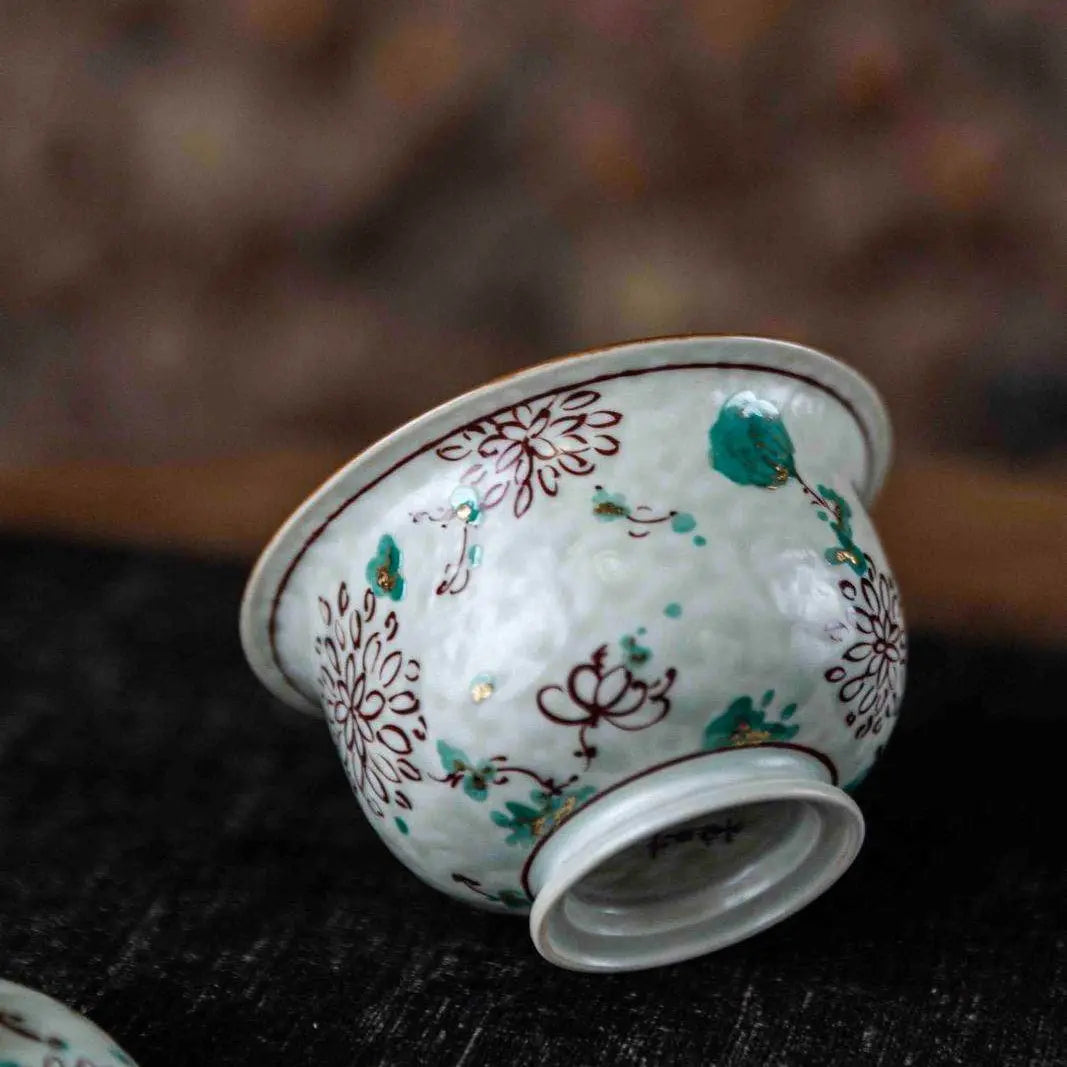 Ye Ju Hua 120cc - Jing De Zhen Porcelain Gaiwan zycschina