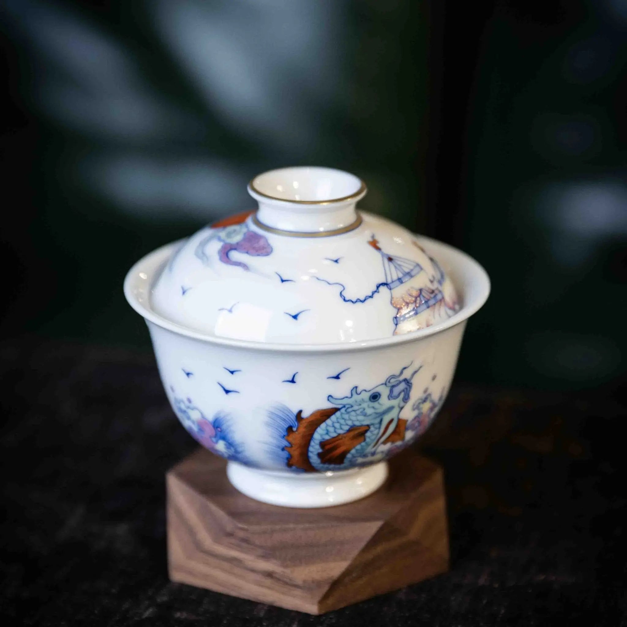 Yi Fan Feng Shun 180cc - Jing De Zhen Porcelain Gaiwan zycschina