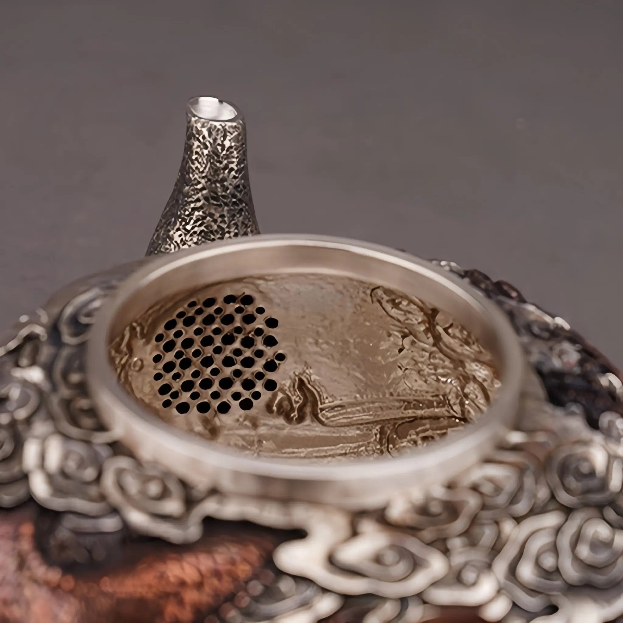 Yin Long 360cc - Handmade silver pot zycschina