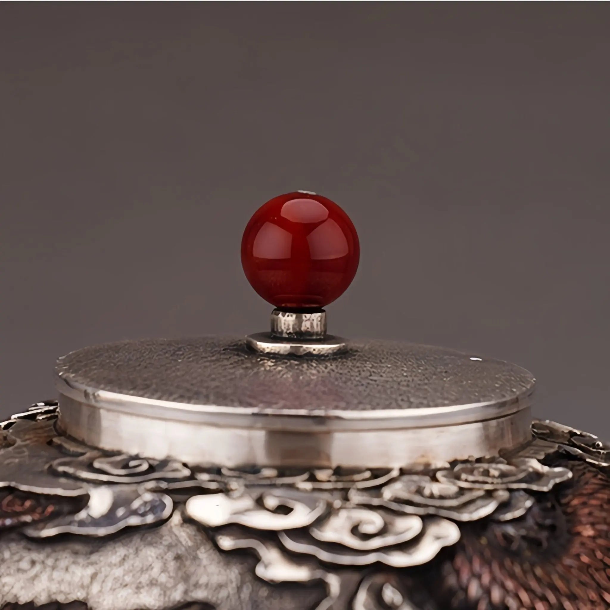 Yin Long 360cc - Handmade silver pot zycschina