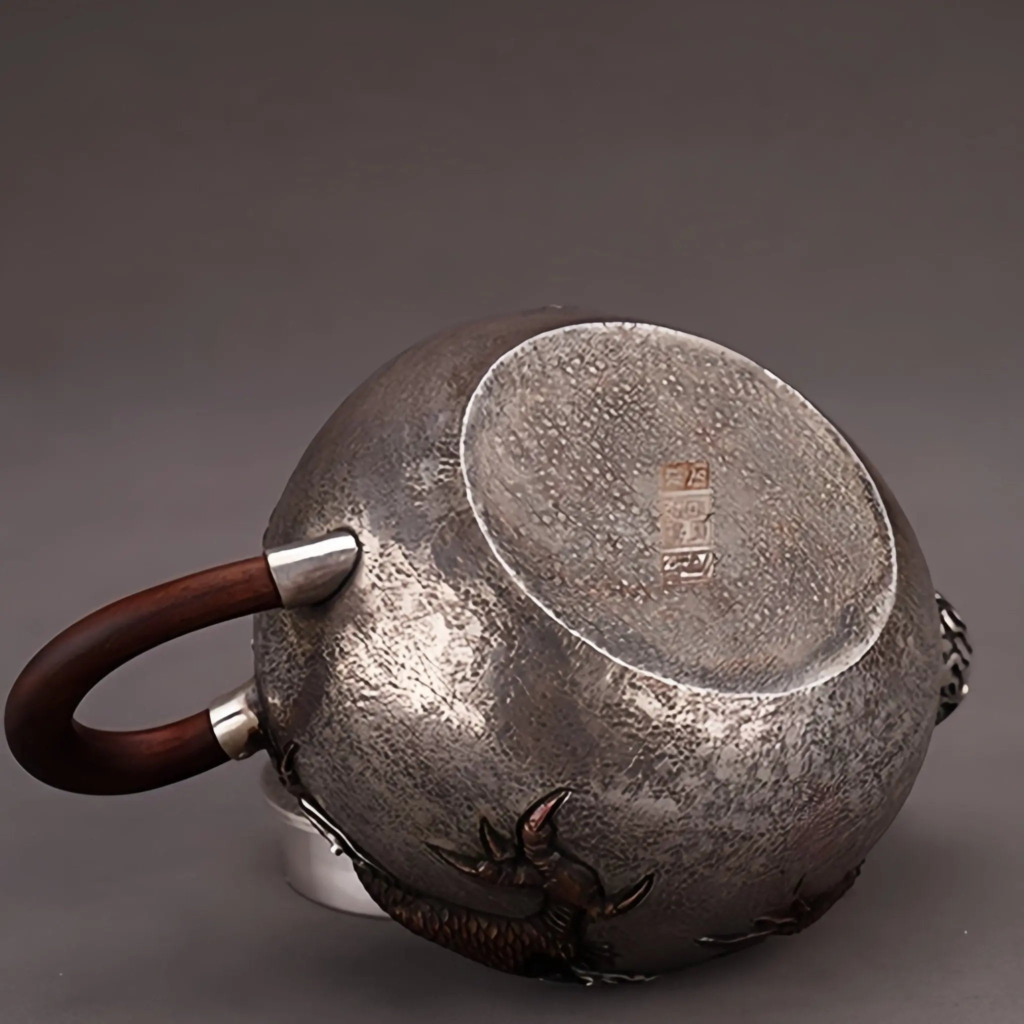 Yin Long 360cc - Handmade silver pot zycschina