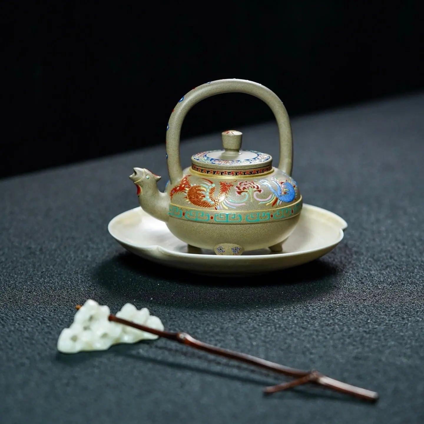 You Feng Lai Yi 230cc - Yixing Handmade Teapot zycs_China