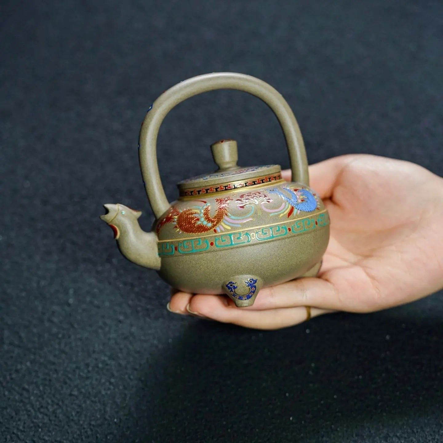 You Feng Lai Yi 230cc - Yixing Handmade Teapot zycs_China