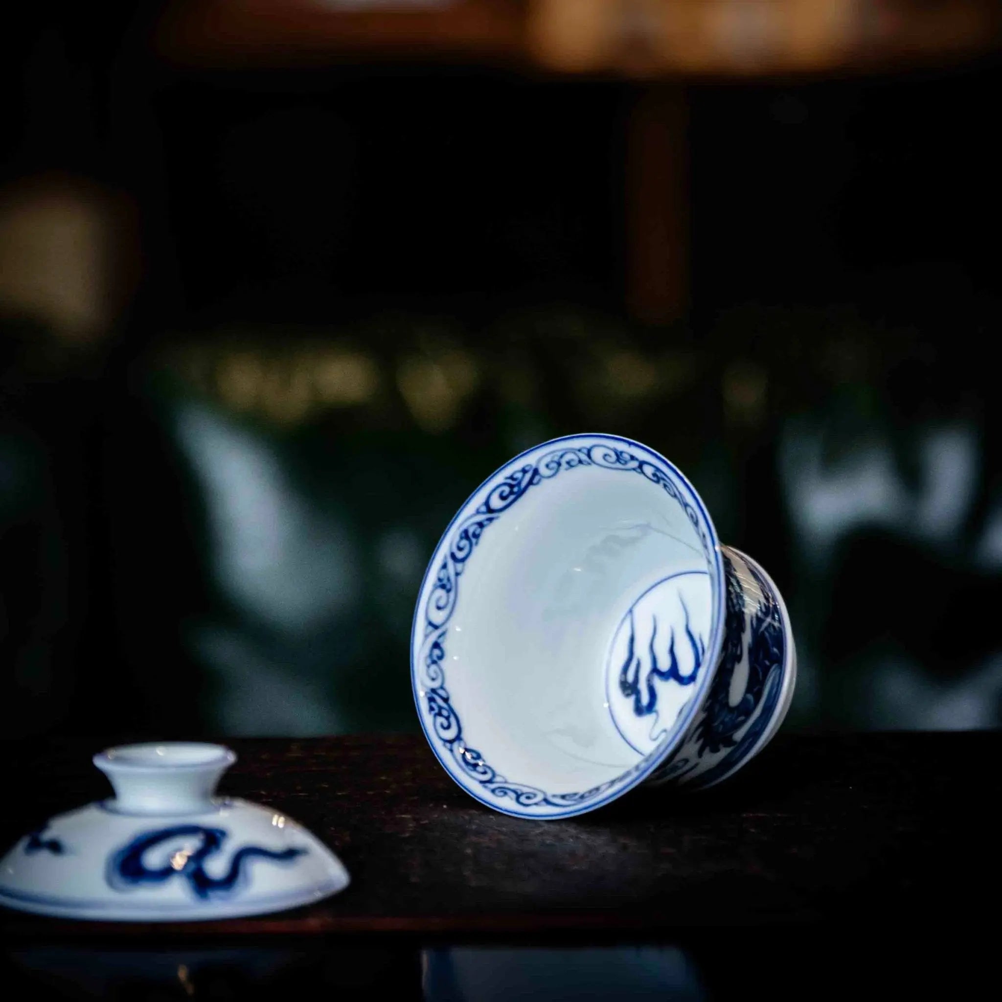 Yu Hua Long 100cc - Jing De Zhen Porcelain Gaiwan zycschina