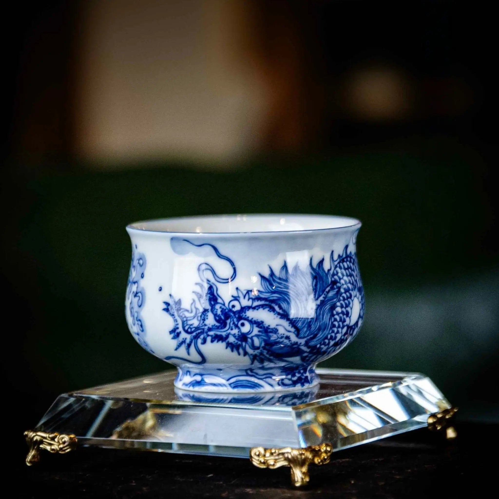Yu Hua Long 130cc - Jing De Zhen Porcelain Gaiwan zycschina