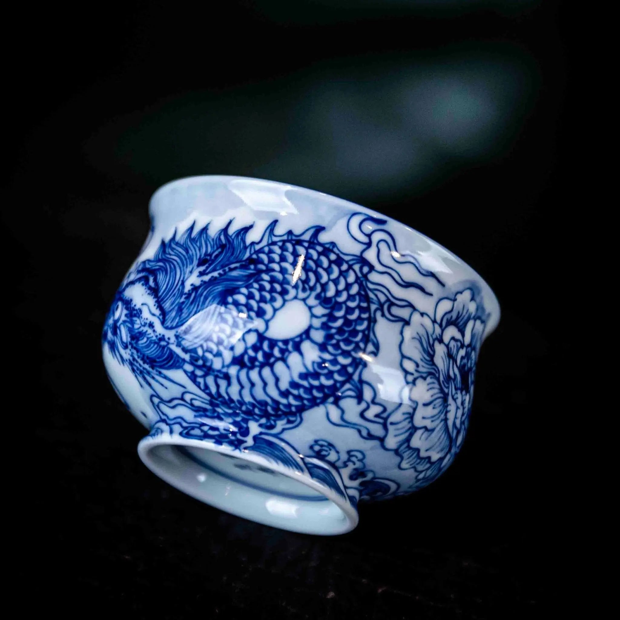 Yu Hua Long 130cc - Jing De Zhen Porcelain Gaiwan zycschina