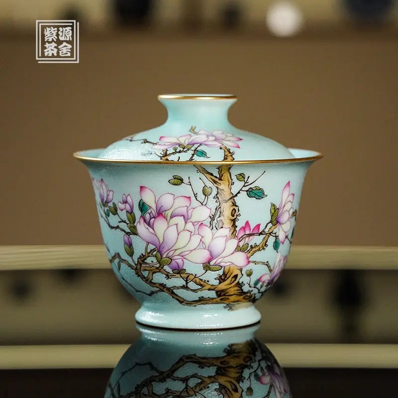 Yu Lan 120cc - Jing De Zhen Porcelain Gaiwan zycschina