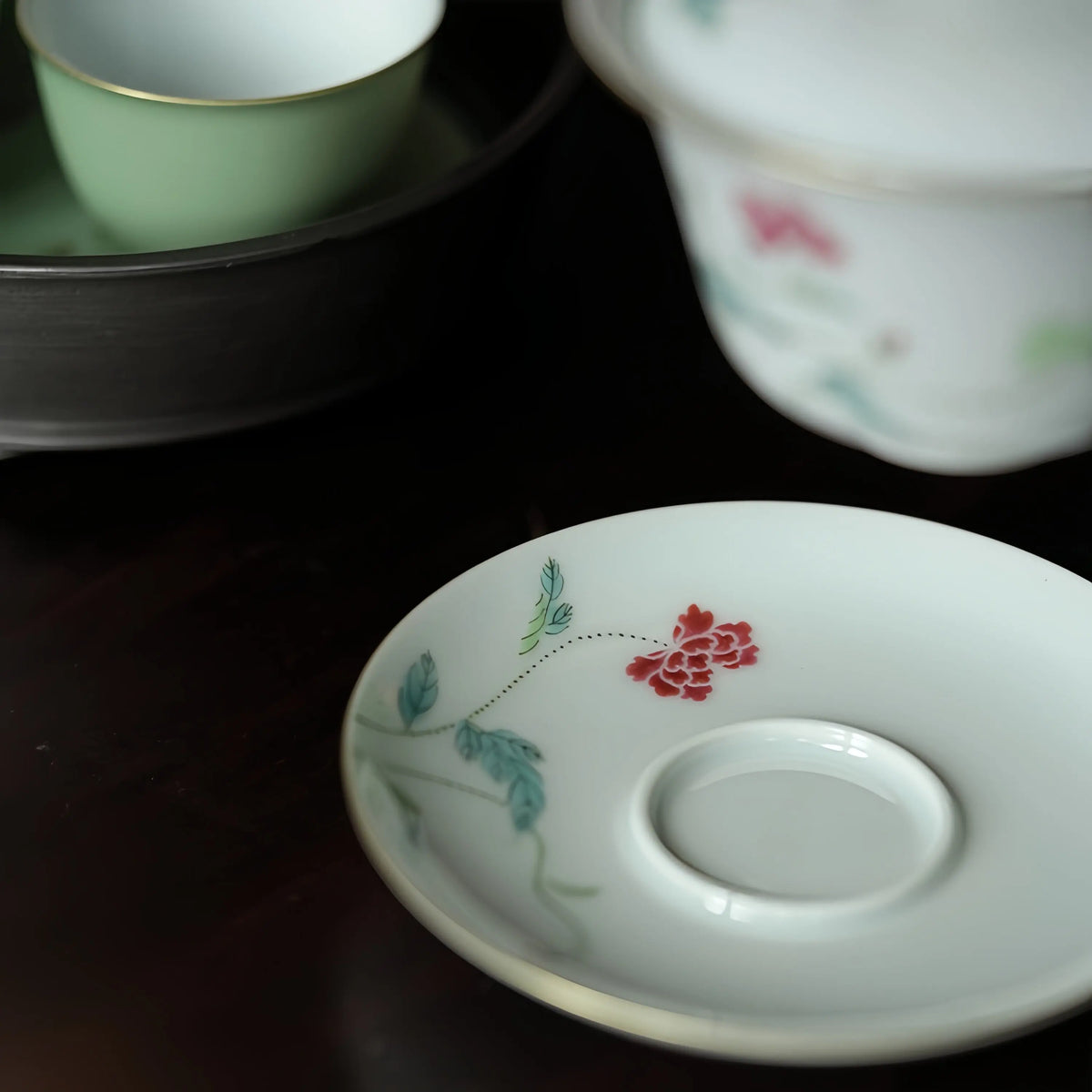 Yu Mei Ren 120cc - Jingdezhen Porcelain Gaiwan zycschina