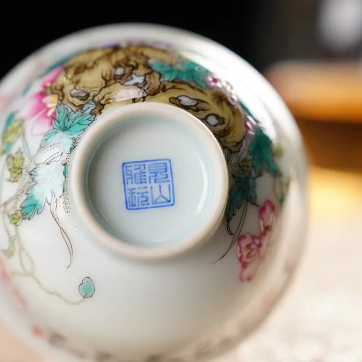 Yu Mei Ren 150cc - Jing De Zhen Porcelain Gaiwan zycschina