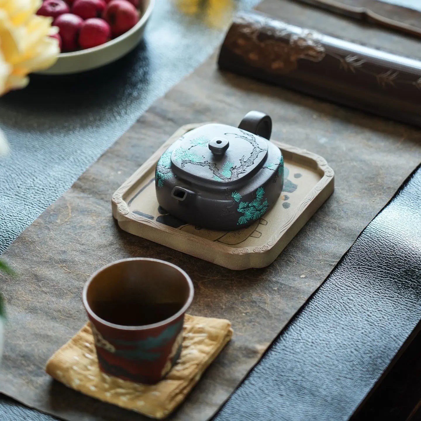 Yu Pan 110cc - Yixing Handmade Teapot 江苏宜兴