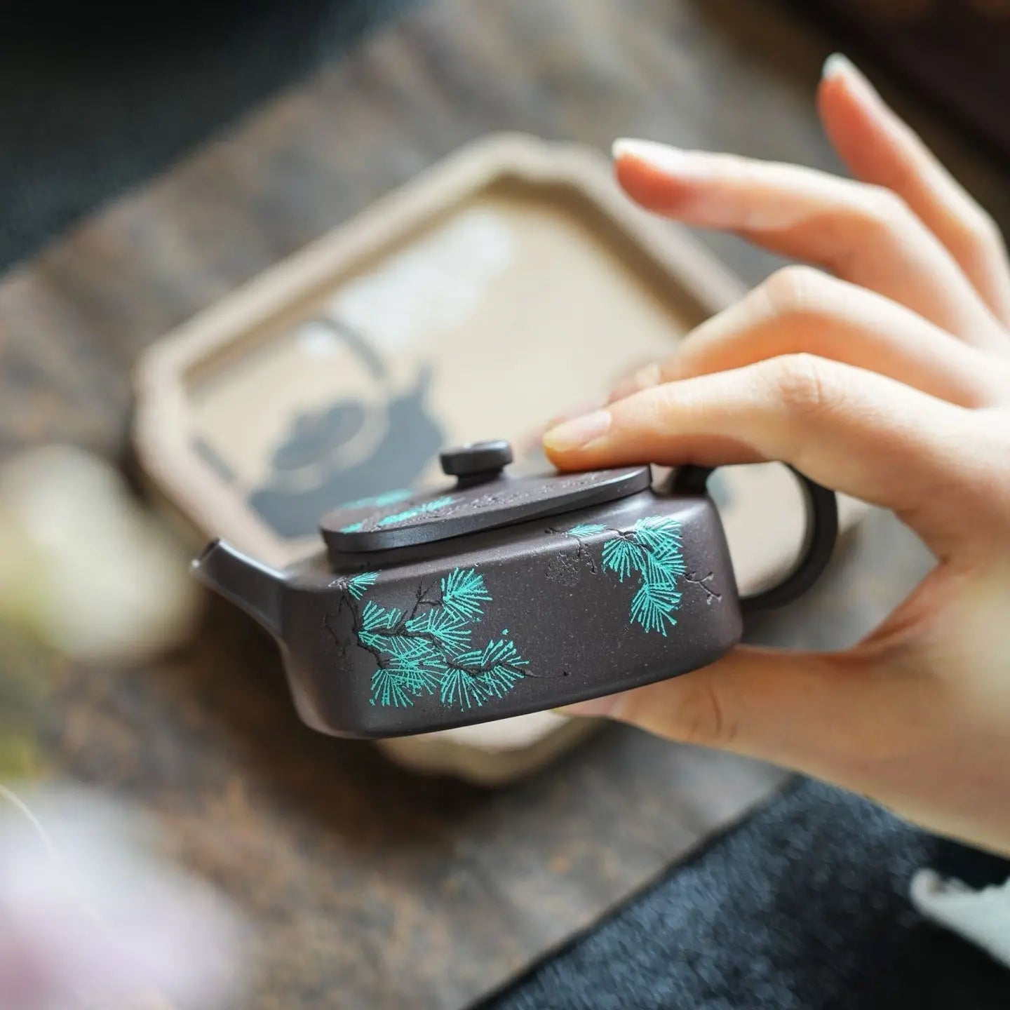 Yu Pan 110cc - Yixing Handmade Teapot 江苏宜兴