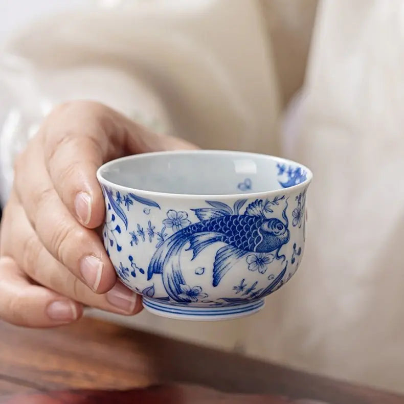 Yu Yu Xiong Zhang 150cc - Jing De Zhen Porcelain Gaiwan zycschina
