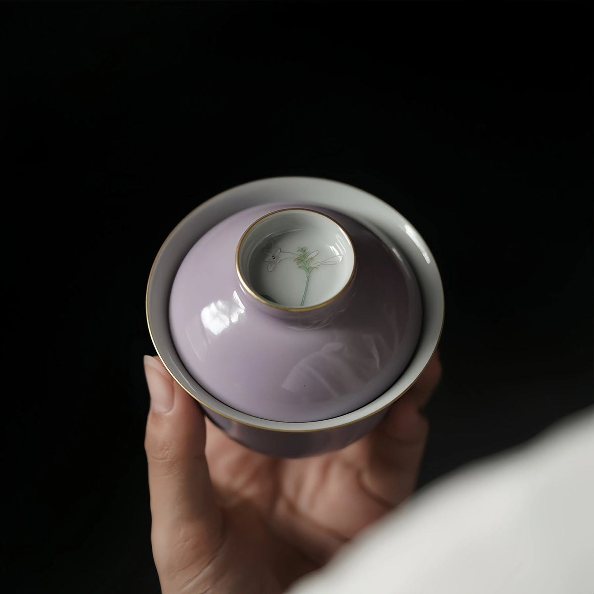 Yu Zan 140cc - Jingdezhen Porcelain Gaiwan zycschina
