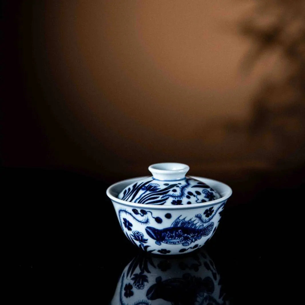Yu Zao 100cc - Jing De Zhen Porcelain Gaiwan zycschina