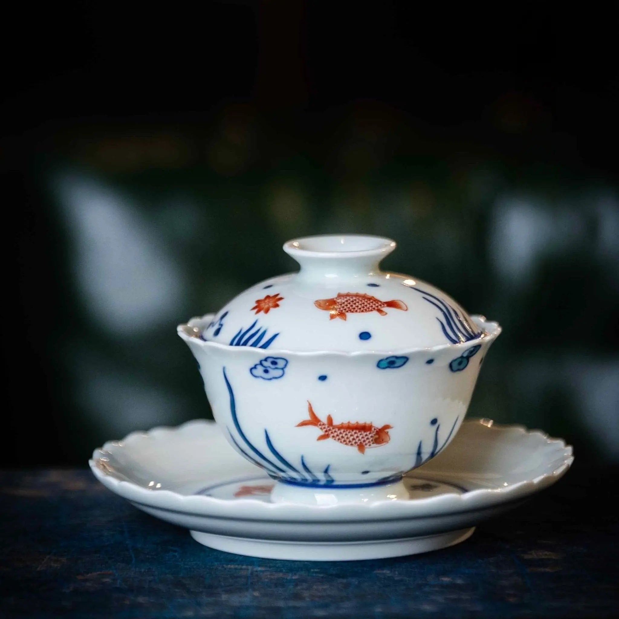 Yu Zao 110cc - Jing De Zhen Porcelain Gaiwan zycschina