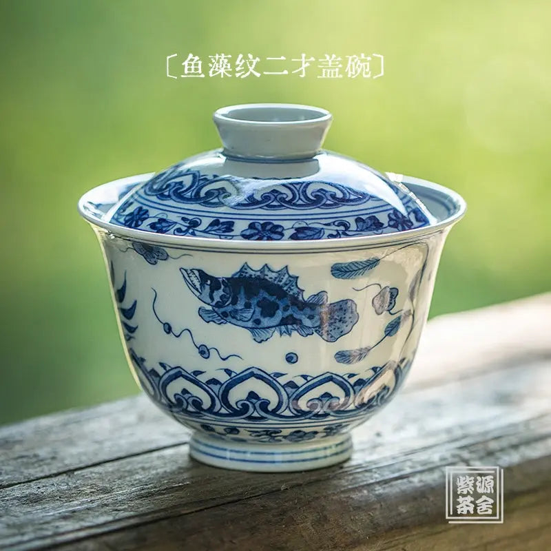 Yu Zao Wen - Jing De Zhen Porcelain Gaiwan zycschina