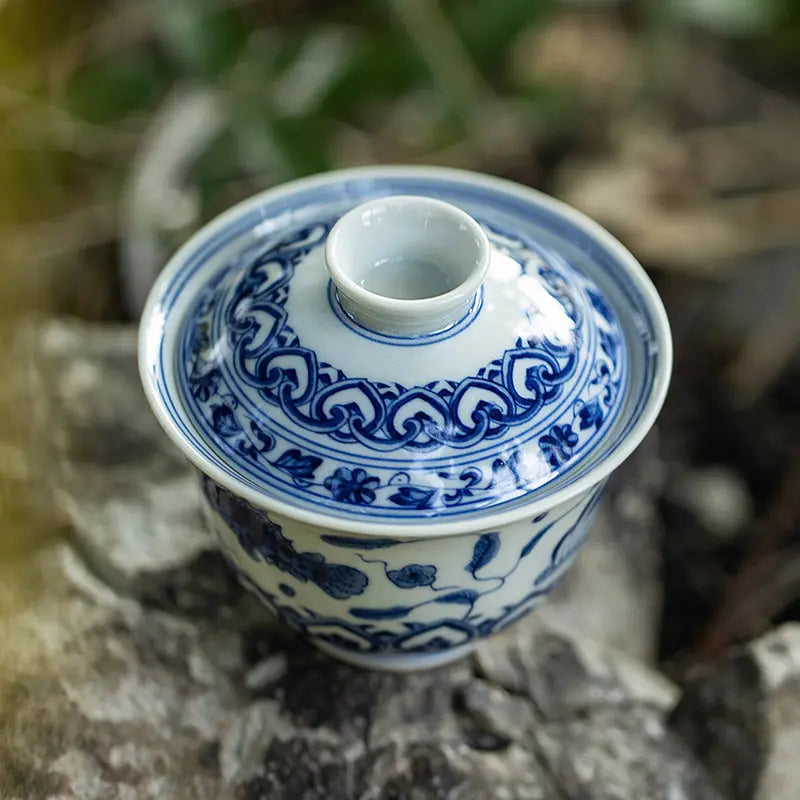 Yu Zao Wen - Jing De Zhen Porcelain Gaiwan zycschina