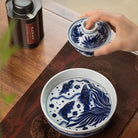 Yu Zao Wen - Jing De Zhen Porcelain Gaiwan zycschina