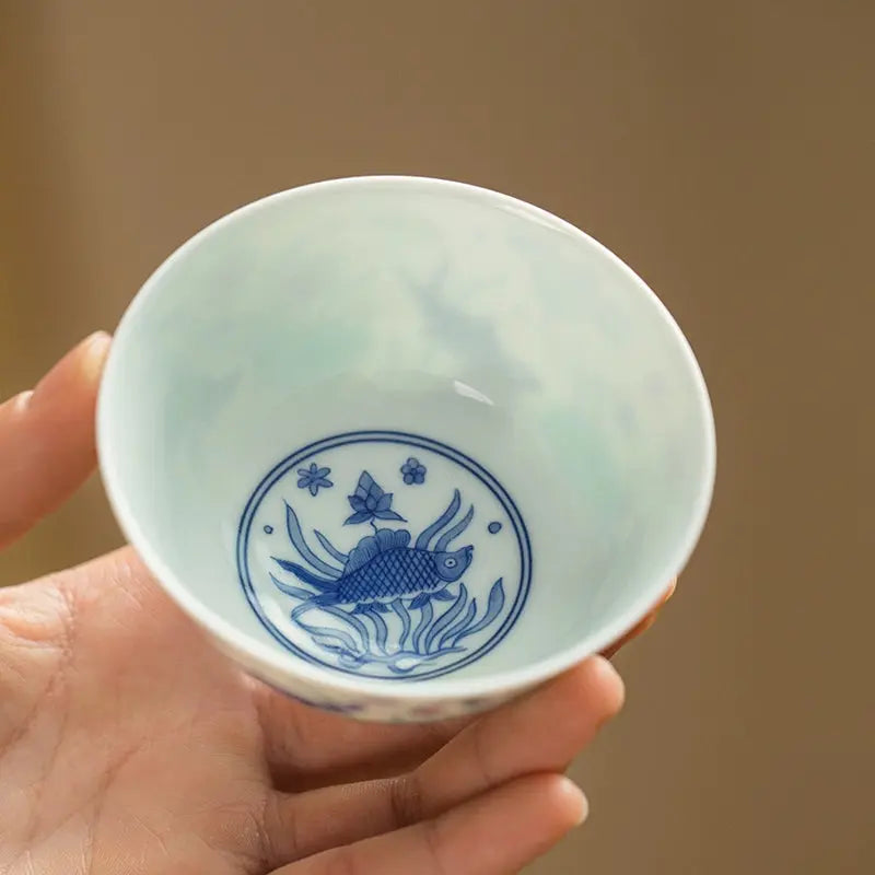 Yu Zao Wen - Jing De Zhen Porcelain Teacup zycschina