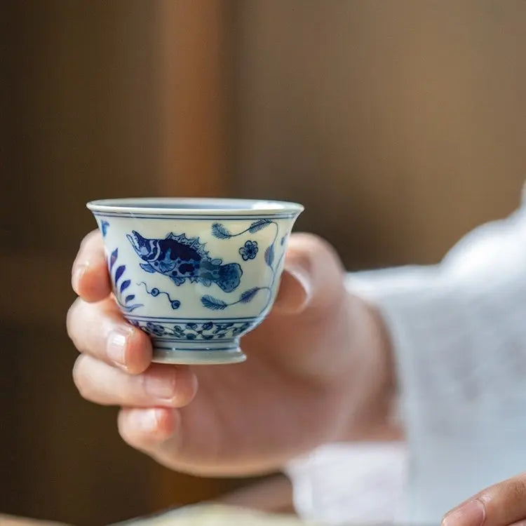 Yu Zao Wen - Jing De Zhen Porcelain Teacup zycschina