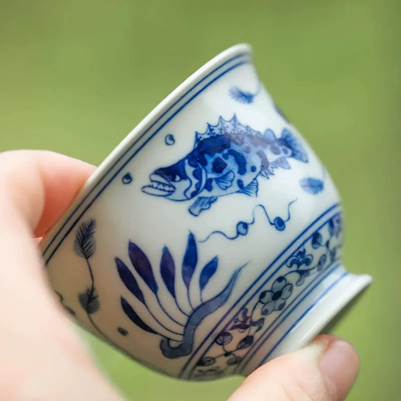 Yu Zao Wen - Jing De Zhen Porcelain Teacup zycschina