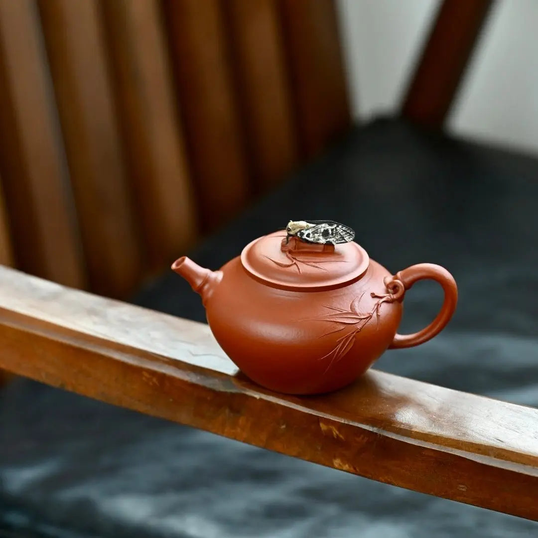 Yu Zhu Ming Xiao 200cc - Yixing Handmade Teapot 江苏宜兴