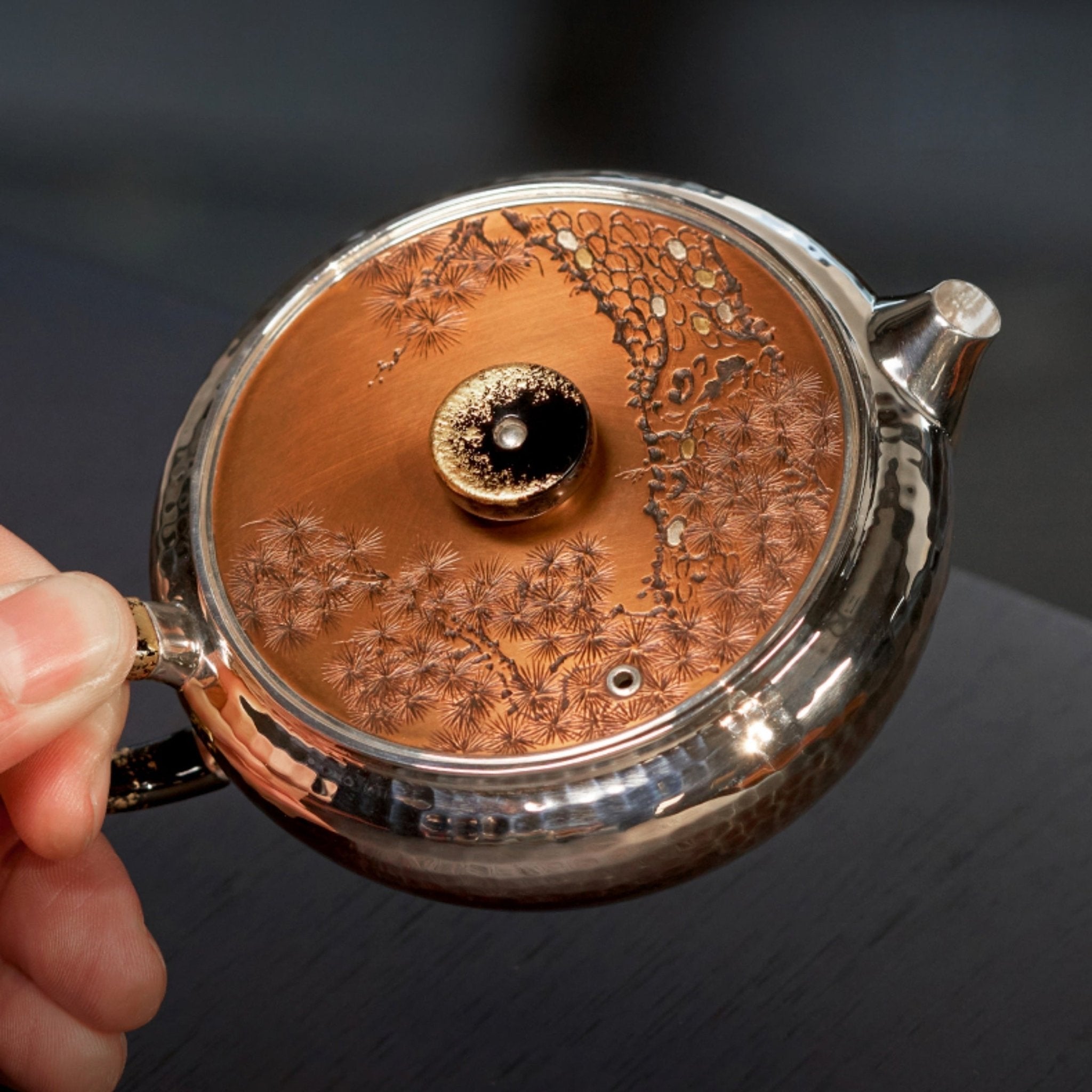 Yue Song 160cc - Handmade silver pot zycschina