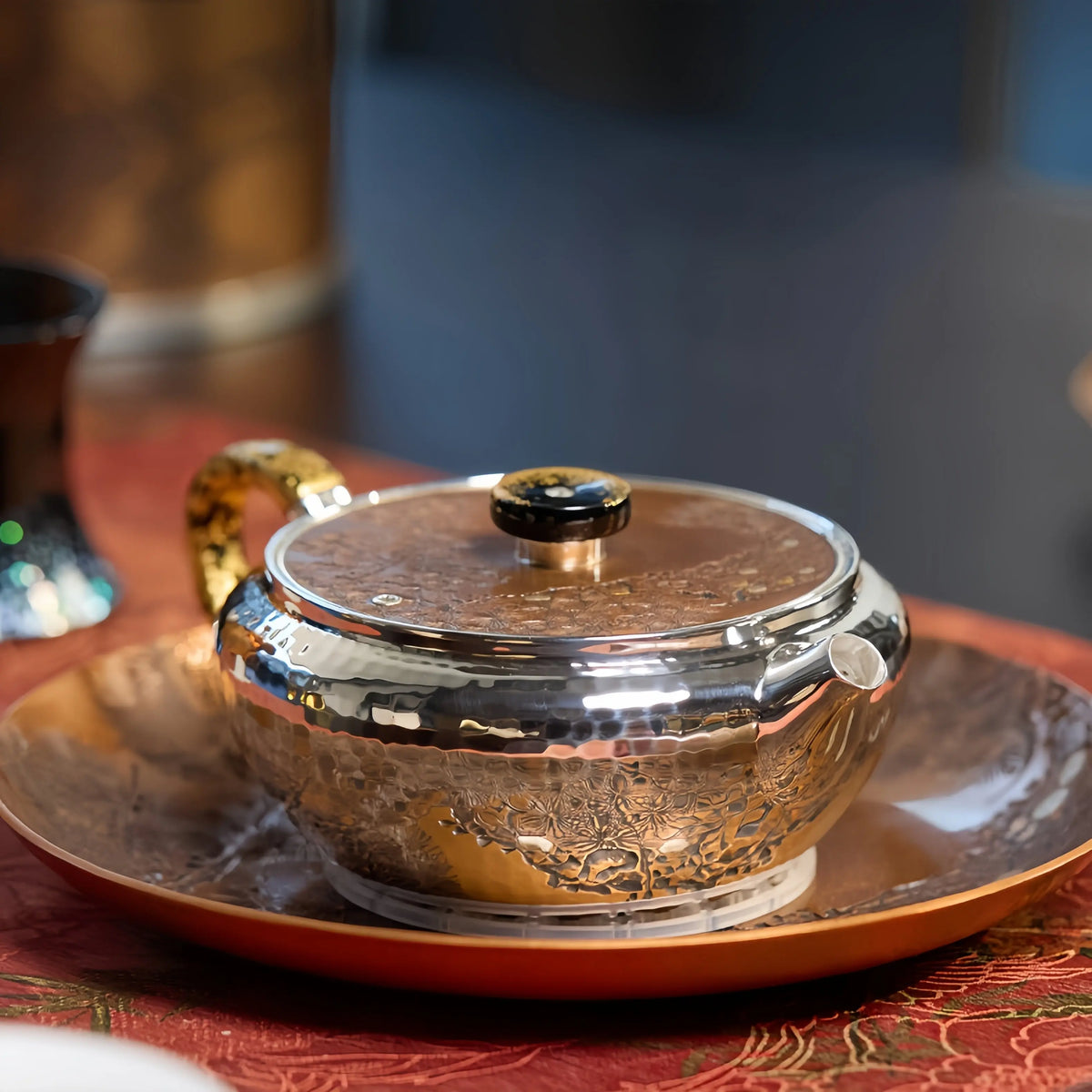 Yue Song 160cc - Handmade silver pot zycschina