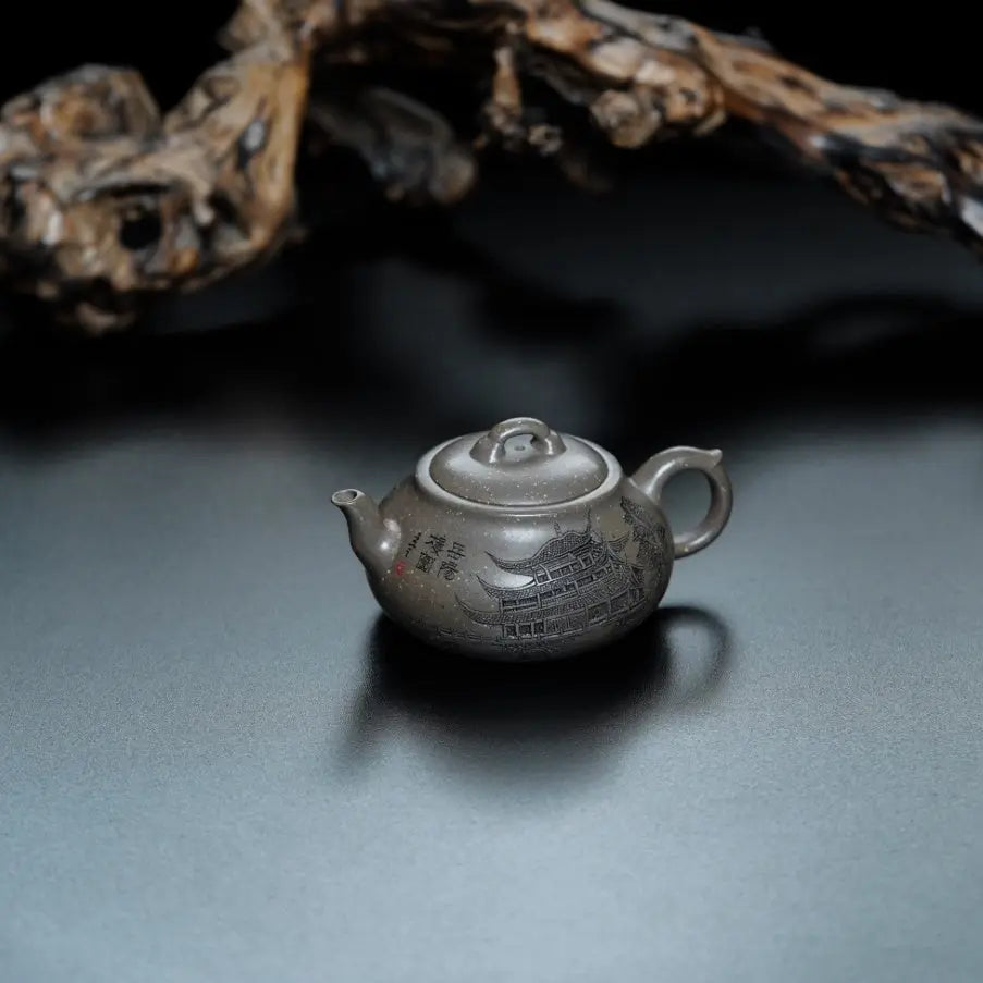 Yueyang Tower 180cc - Yixing Handmade Teapot 江苏宜兴