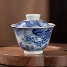 Yun Hai Teng Long/ Teng Long Fan Juan  - Jing De Zhen Porcelain Gaiwan zycschina