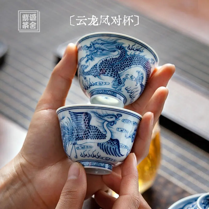 Yun Long Feng - Jing De Zhen Porcelain Teacup zycschina