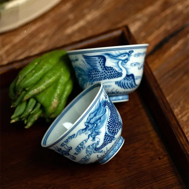 Yun Long Feng - Jing De Zhen Porcelain Teacup zycschina