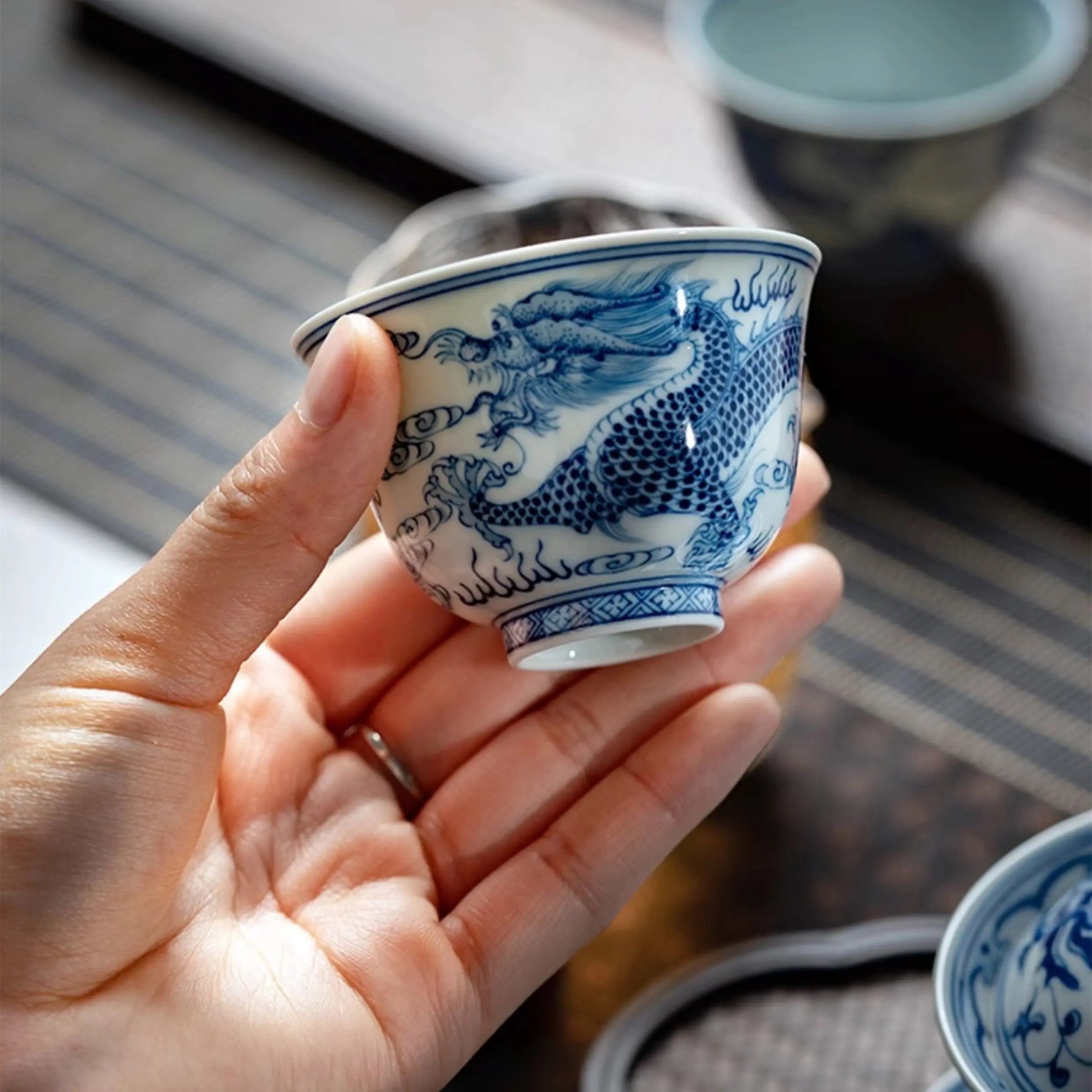 Yun Long Feng - Jing De Zhen Porcelain Teacup zycschina