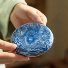 Yun Long Wen - Jing De Zhen Porcelain Tea Lid Rest zycschina