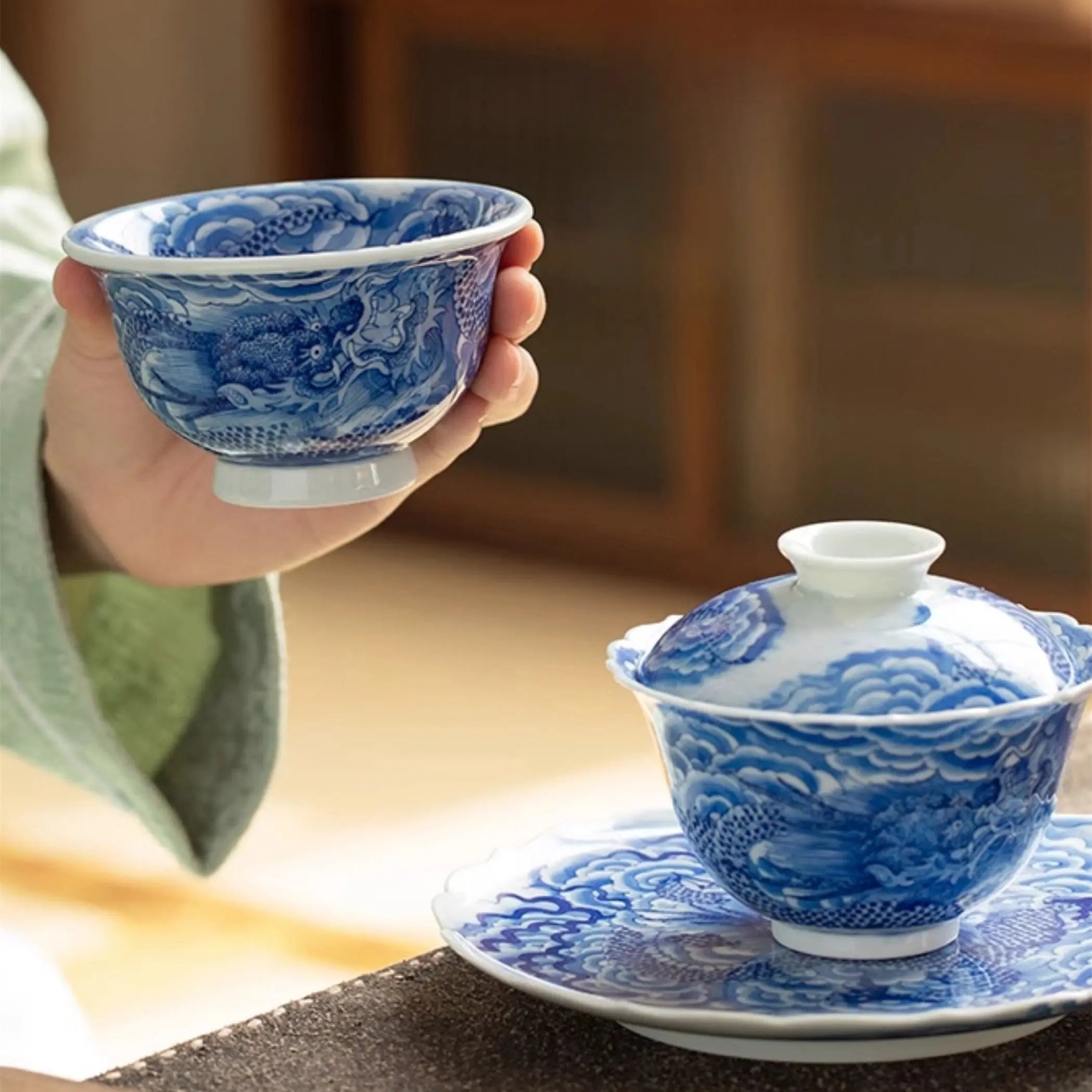Yun Long Wen - Porcelain Teacup zycschina
