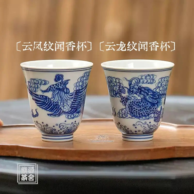 Yun Long Wen/Yun Feng Wen - Jing De Zhen Porcelain Teacup zycschina