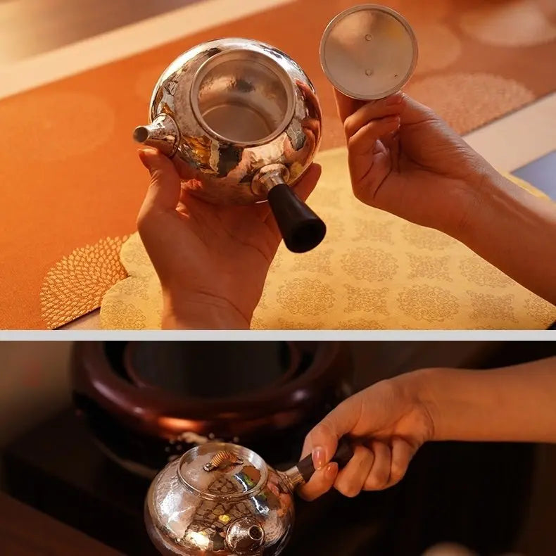Yun Qi 500cc - Handmade silver pot zycschina