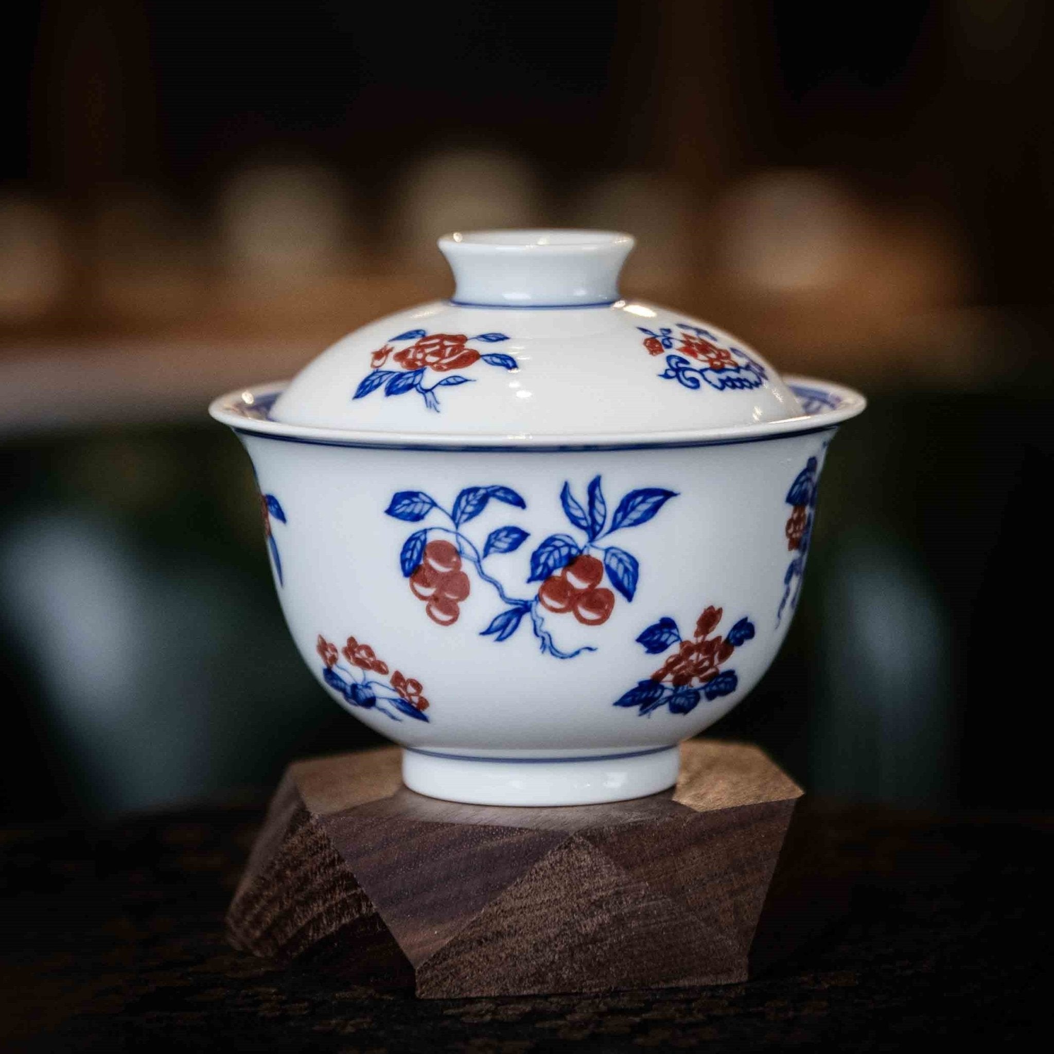 Zhe Zhi Hua Guo 110cc - Jing De Zhen Porcelain Gaiwan zycschina